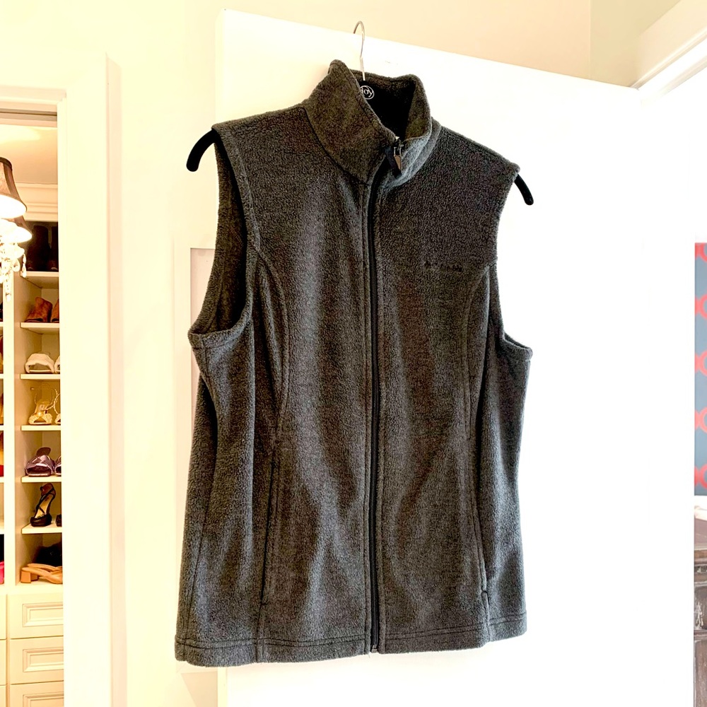 NWOT Columbia Benton Springs Fleece Vest Gray S